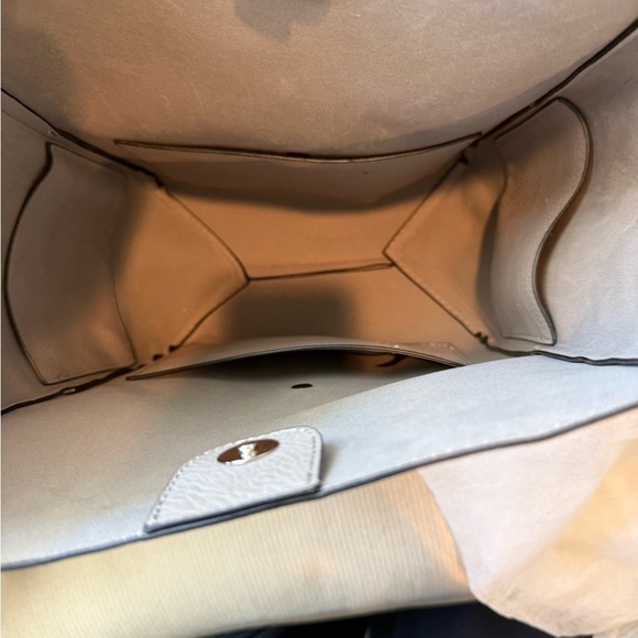 NWT K. Carroll Vegan Shoulder Bag in Grey with Silver Hardware - Picture 5 of 10